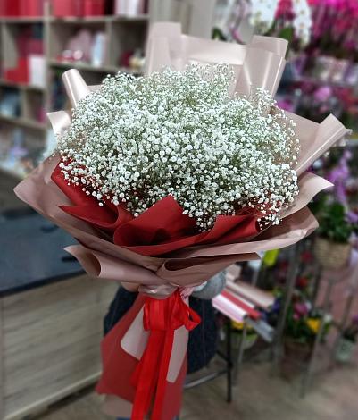 Букет цветов из: Гипсофила в Птичьем