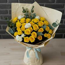 Букет цветов из:  Розы в Птичьем