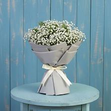 Букет цветов из:  Гипсофила в Птичьем
