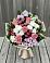 Букет цветов из: Альстромерии, Гвоздики, Розы и Хризантемы в Птичьем