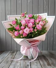 Букет Розовый кустик в Птичьем