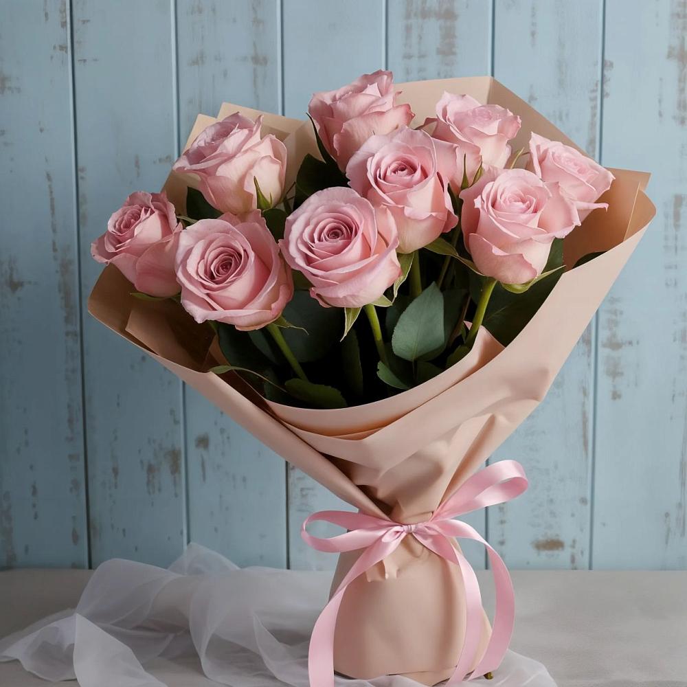 Букет цветов из: Розы в Птичьем