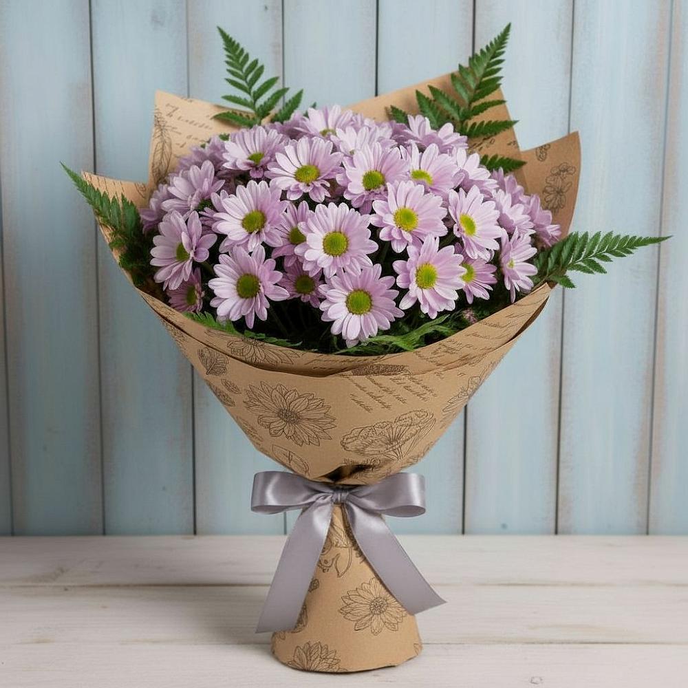 Букет цветов из: Хризантемы в Птичьем