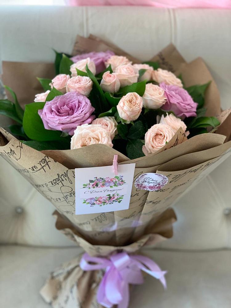 Букет цветов из: Розы в Птичьем