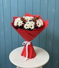 Букет цветов из:  Хризантемы в Птичьем