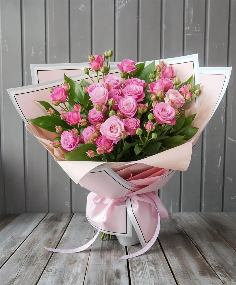 Букет Розовый кустик в Птичьем