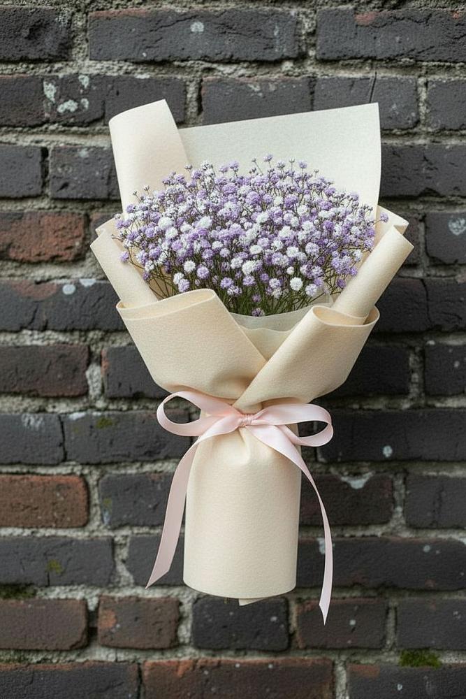 Букет цветов из: Гипсофила в Птичьем