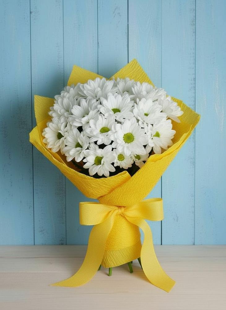 Букет цветов из: Хризантемы в Птичьем