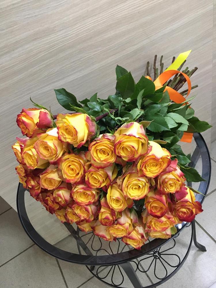 Букет Желтые розы в Птичьем