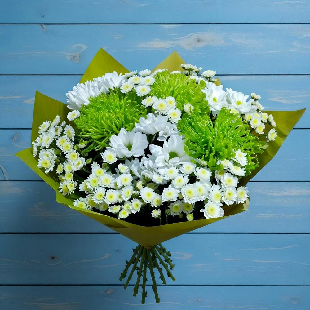 Букет цветов из: Хризантемы в Птичьем