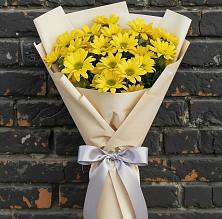 Букет цветов из:  Хризантемы #REPLACE_PRED# Птичьем