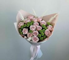 Букет цветов из:  Розы и Хризантемы в Птичьем