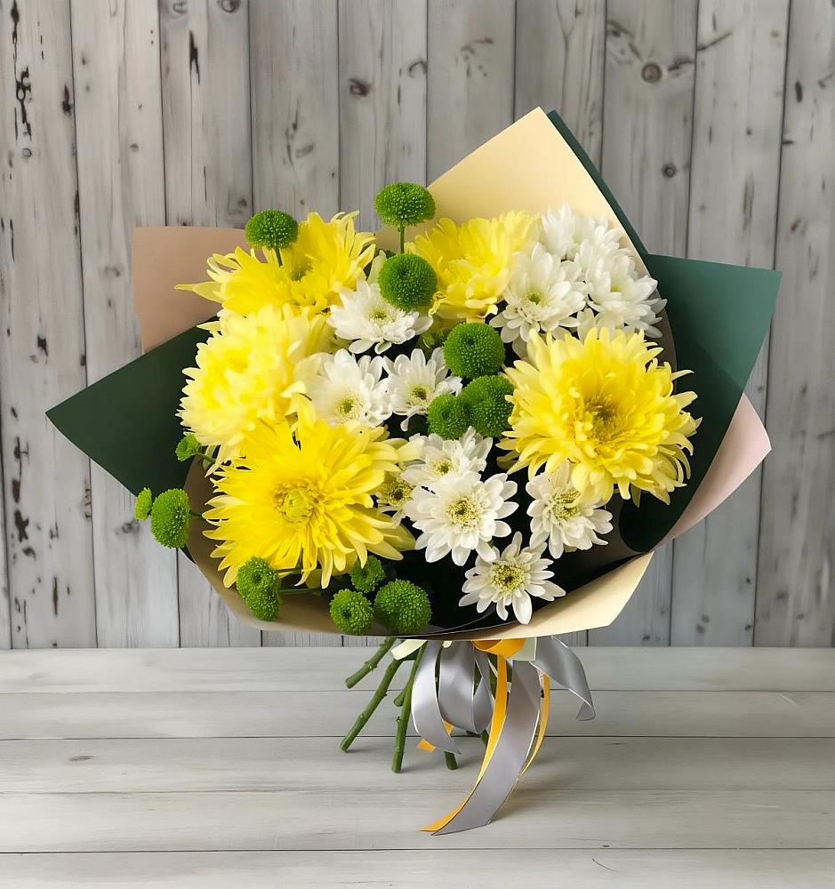 Букет цветов из: Хризантемы в Птичьем