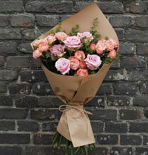 Букет цветов из:  Розы #REPLACE_PRED# Птичьем