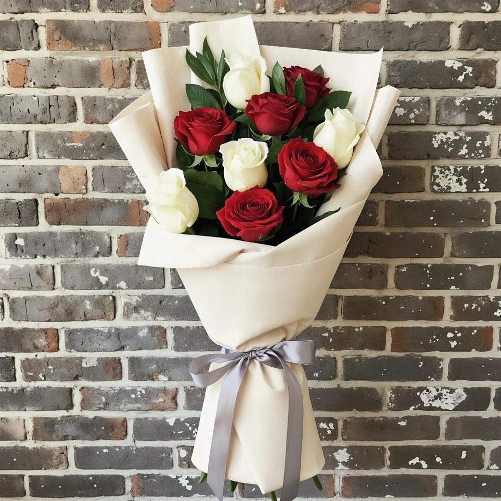 Букет цветов из: Розы в Птичьем