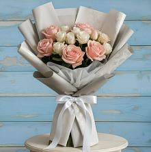 Букет цветов из:  Розы в Птичьем