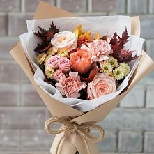 Букет цветов из:  Гвоздики, Хризантемы и Розы в Птичьем