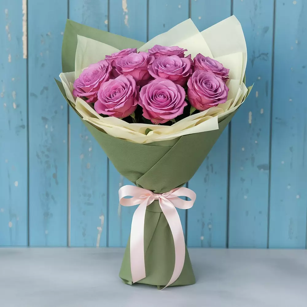 Букет Розы Фёрст Леди в Птичьем