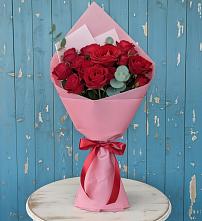 Букет цветов из:  Розы в Птичьем