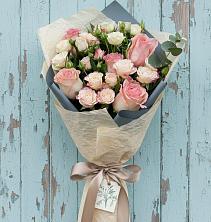Букет цветов из:  Розы в Птичьем