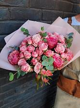 Букет цветов из:  Розы в Птичьем