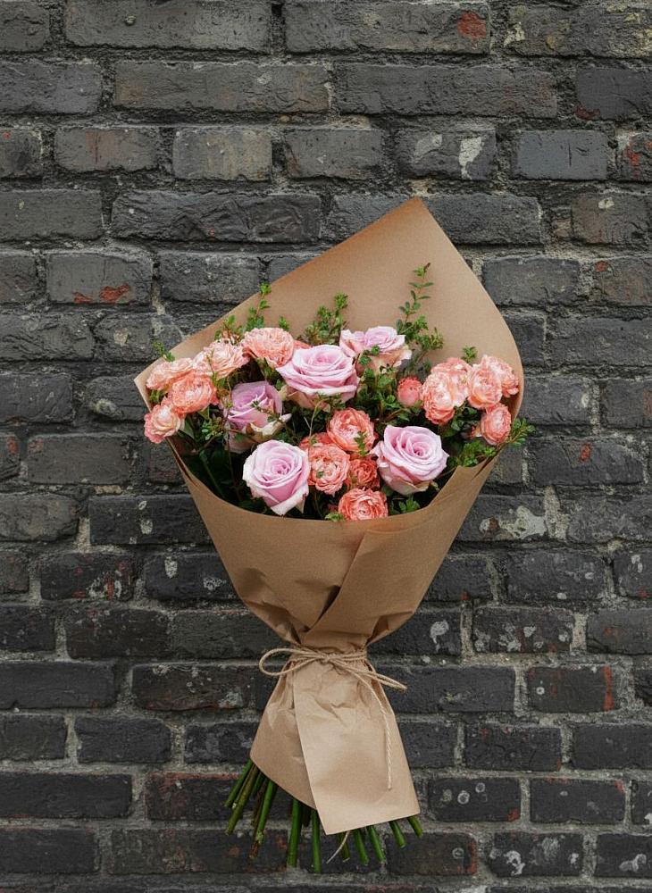 Букет цветов из: Розы в Птичьем