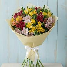 Букет цветов из:  Альстромерии в Птичьем