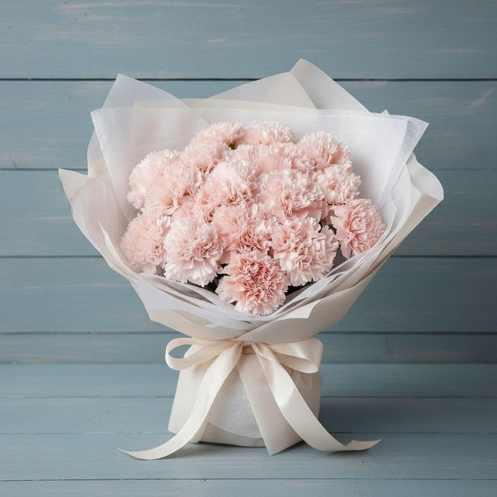 Букет цветов из: Гвоздики в Птичьем