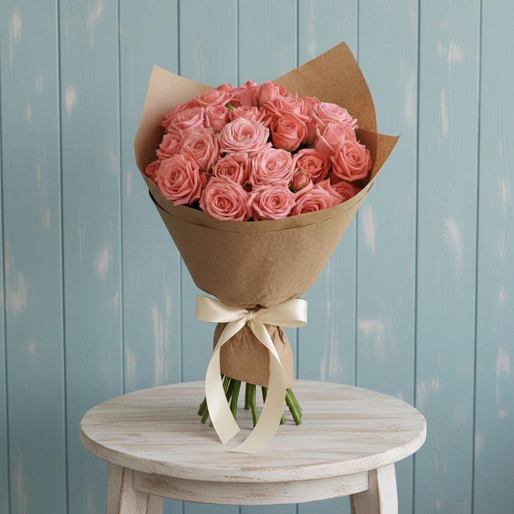 Букет цветов из: Розы в Птичьем