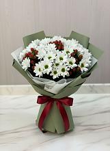 Букет цветов из:  Хризантемы #REPLACE_PRED# Птичьем