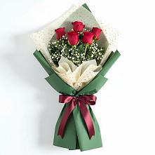 Букет цветов из:  Розы в Птичьем