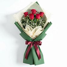 Букет цветов из:  Розы в Птичьем