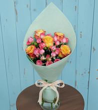 Букет цветов из:  Розы #REPLACE_PRED# Птичьем