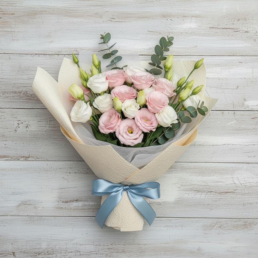 Букет цветов из: Лизиантусы в Птичьем